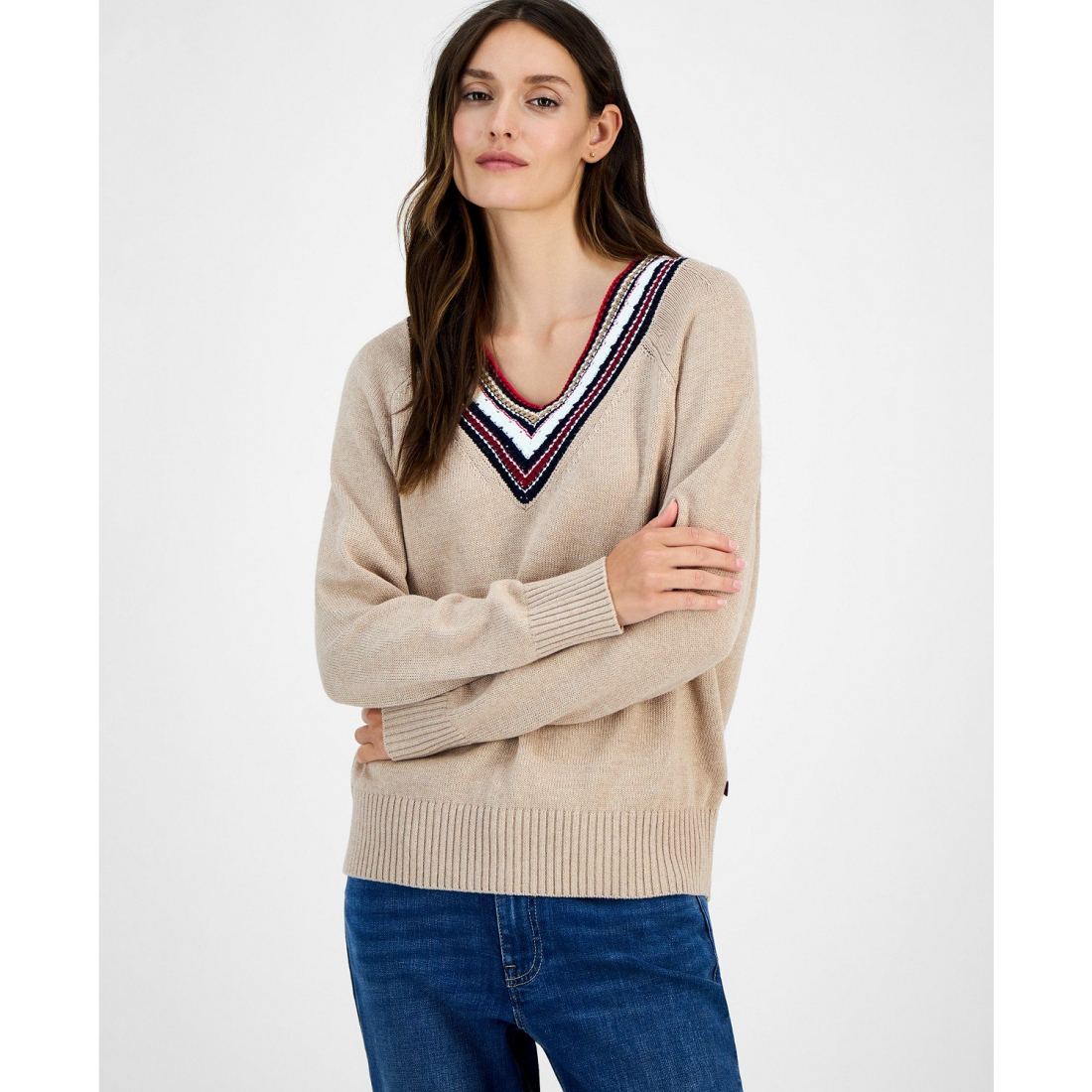 Pull 'V Neck' pour Femmes