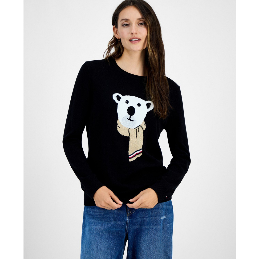 Pull 'Scarf Bear Crewneck' pour Femmes