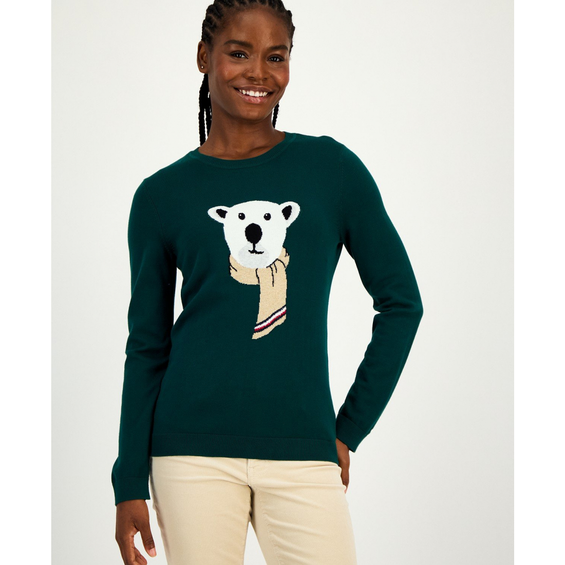 Pull 'Scarf Bear Crewneck' pour Femmes
