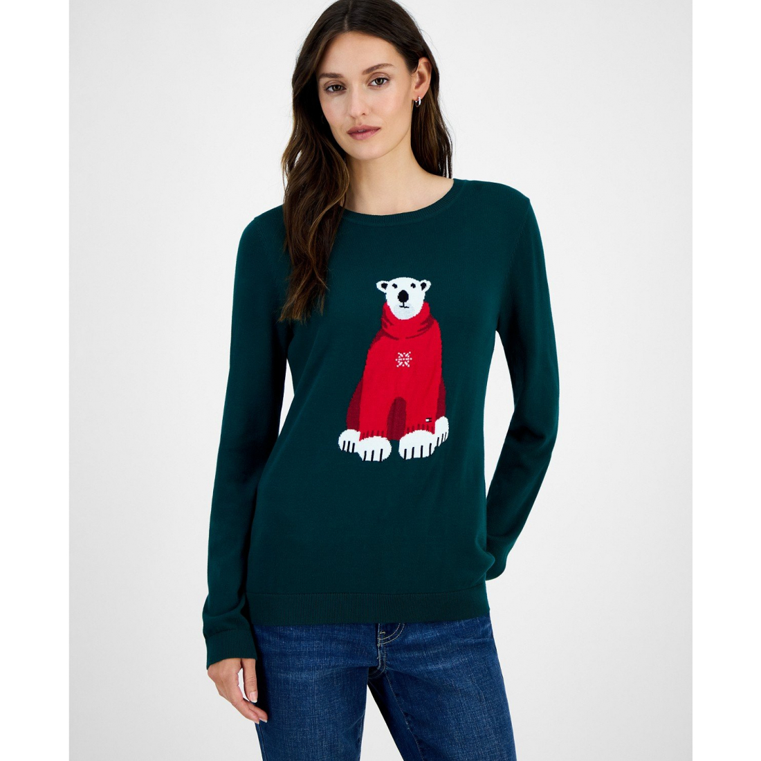 Pull 'Scarf Bear Crewneck' pour Femmes