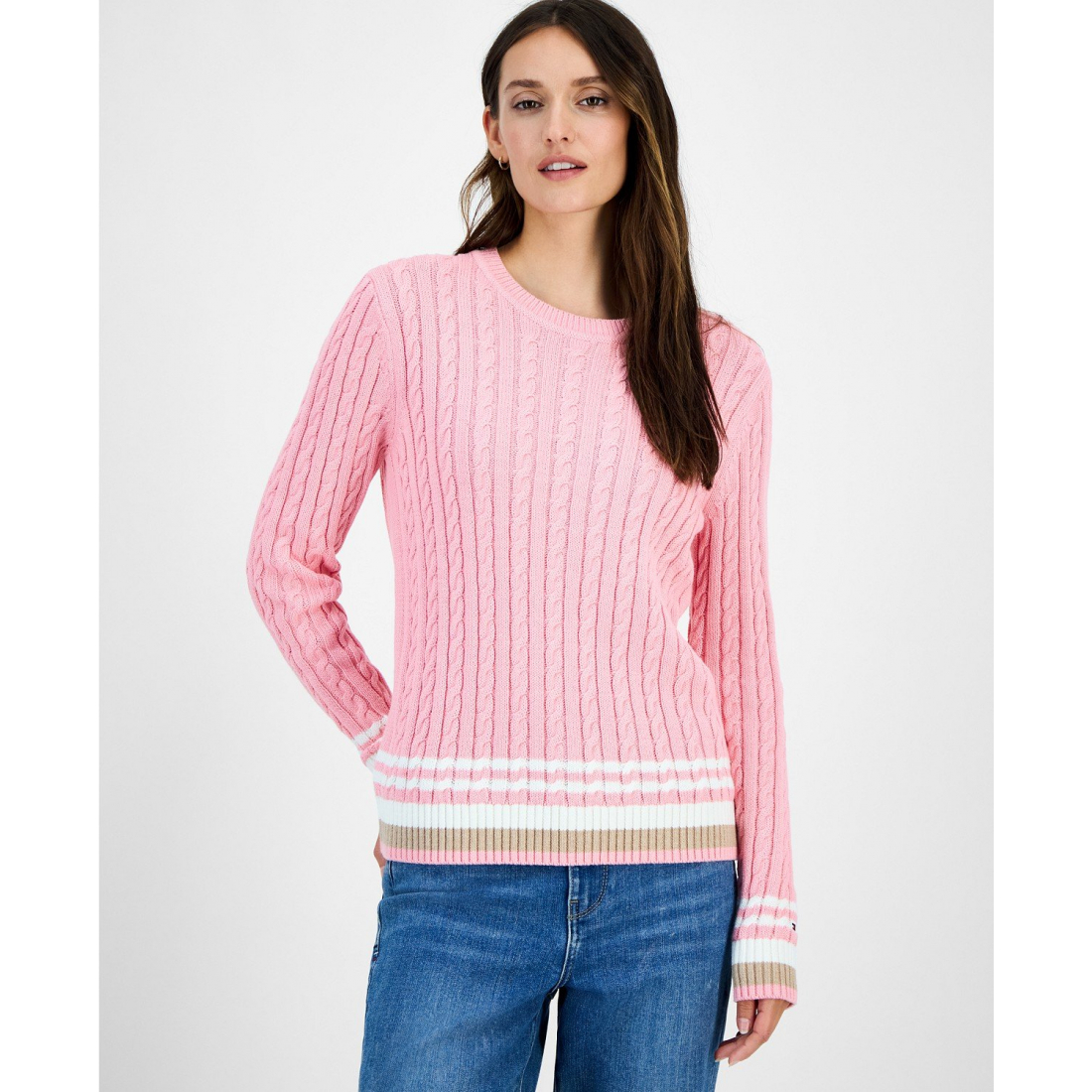 Pull 'Cable Knit' pour Femmes