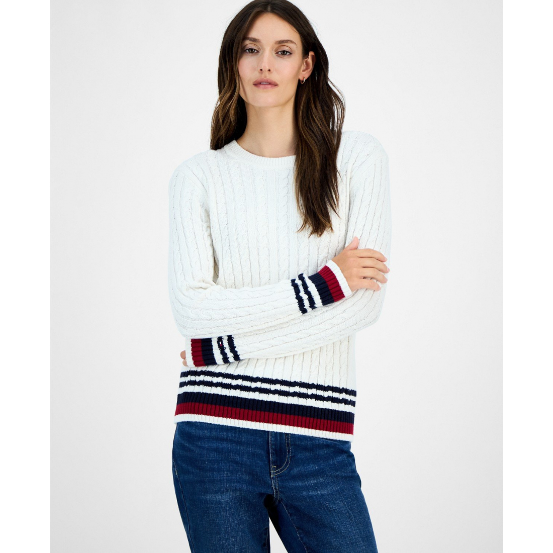 Pull 'Cable Knit' pour Femmes