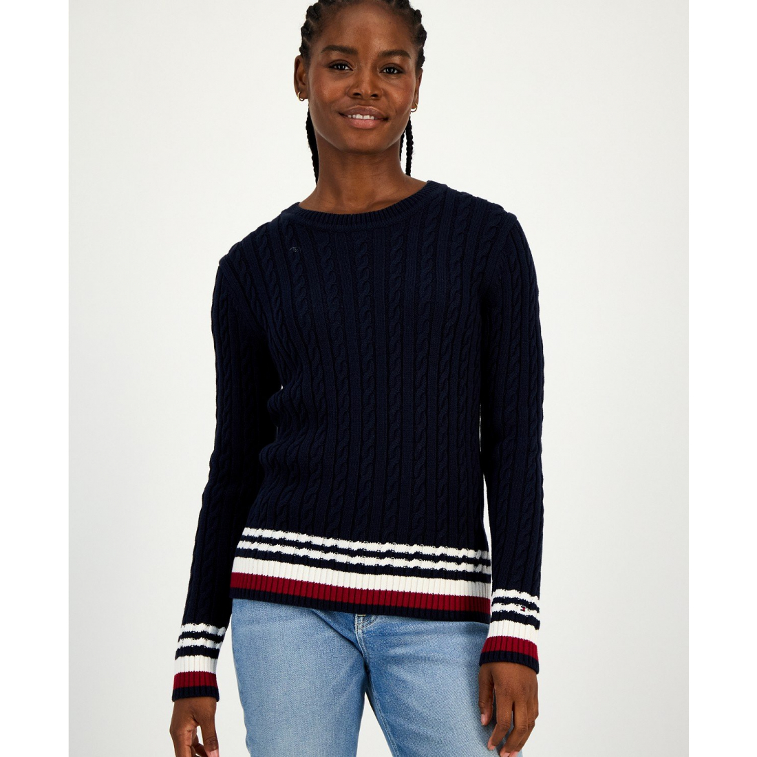 Pull 'Cable Knit' pour Femmes