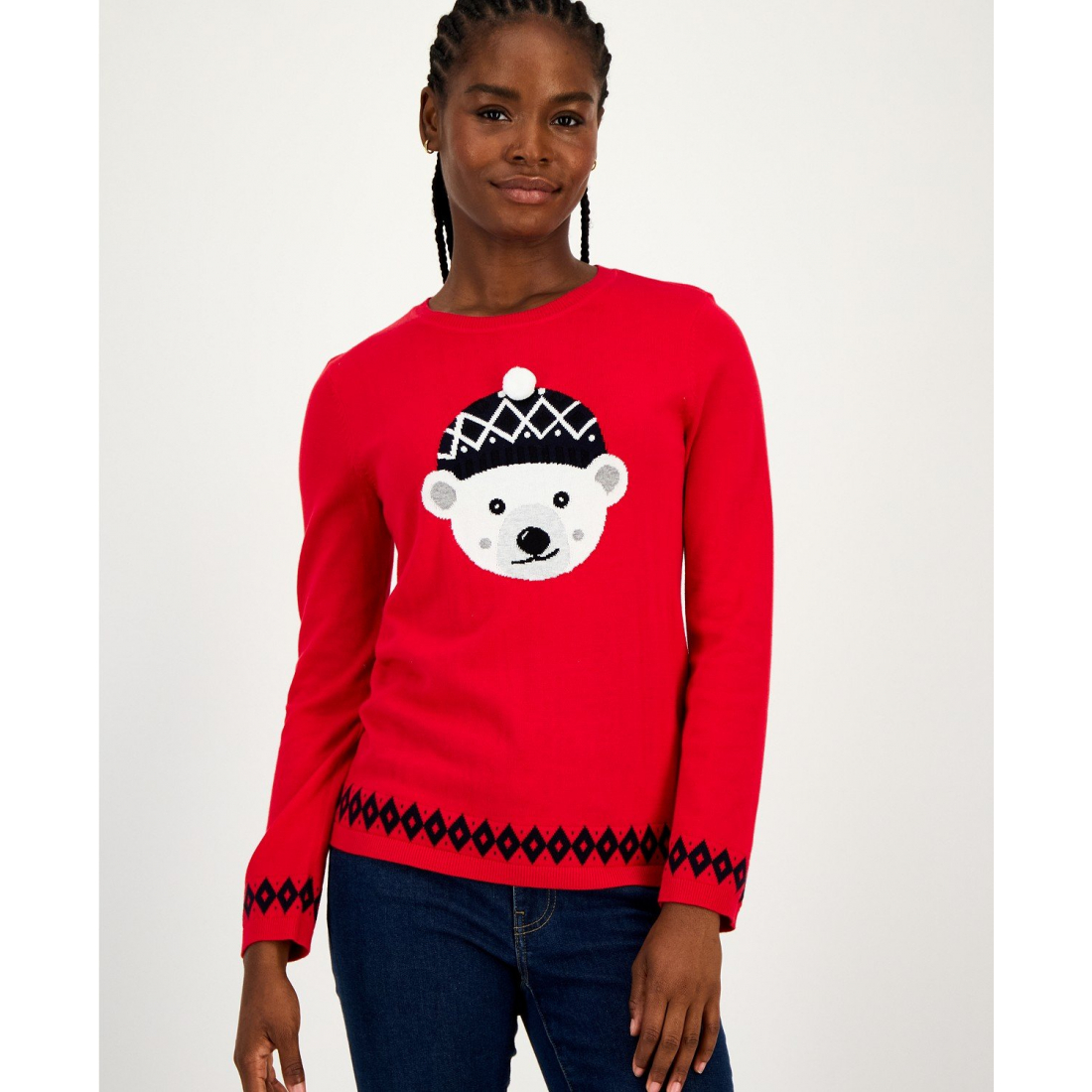Pull 'Beanie Bear Crewneck' pour Femmes