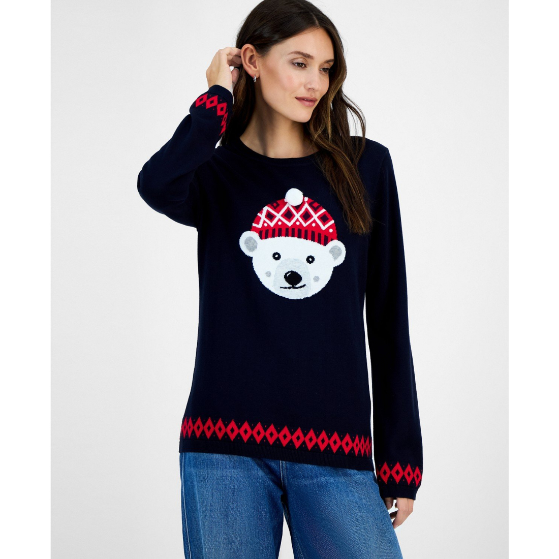Pull 'Beanie Bear Crewneck' pour Femmes