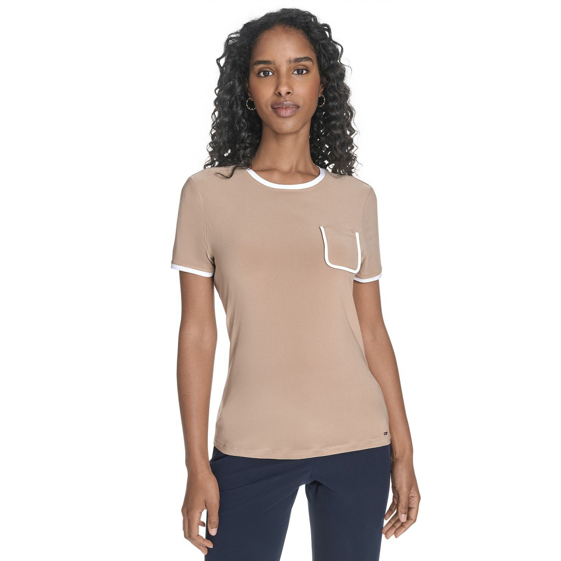 T-shirt 'Crewneck Pocket' pour Femmes