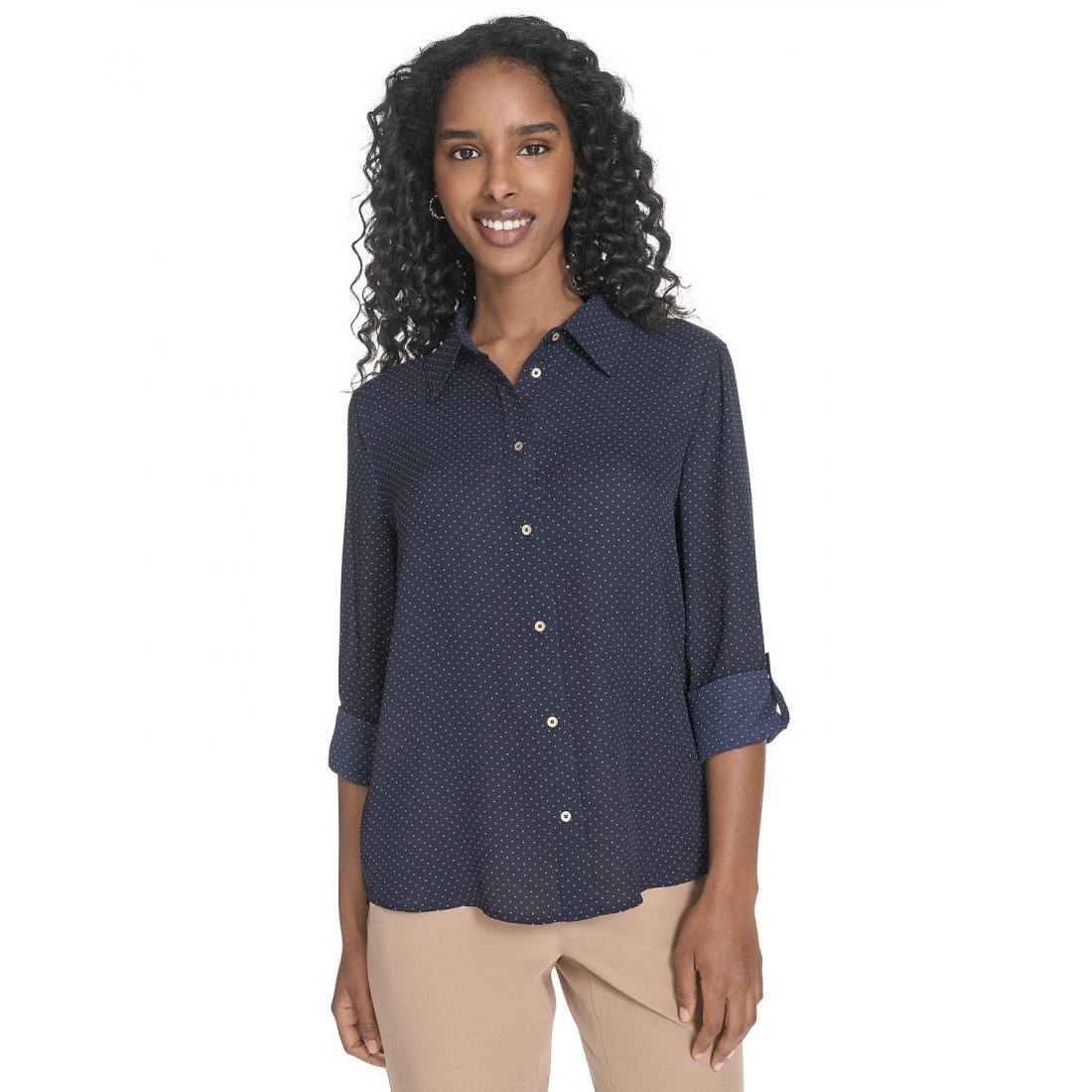 Chemise 'Pin-Dot' pour Femmes