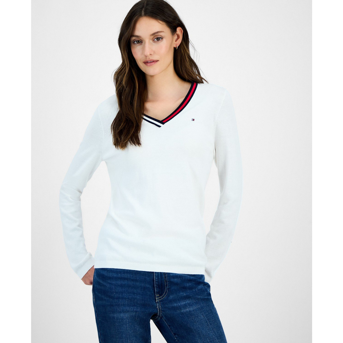 Pull 'V-Neck' pour Femmes