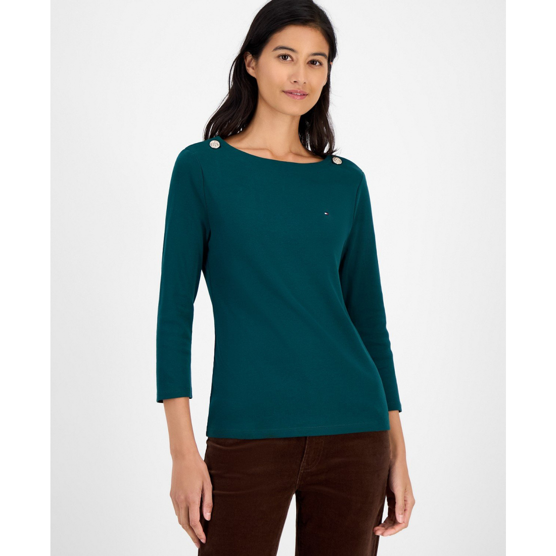 Top 'Boat-Neck' pour Femmes