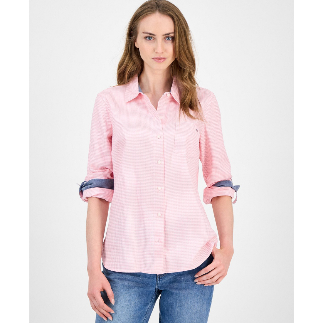 Chemise 'Coquette Check' pour Femmes