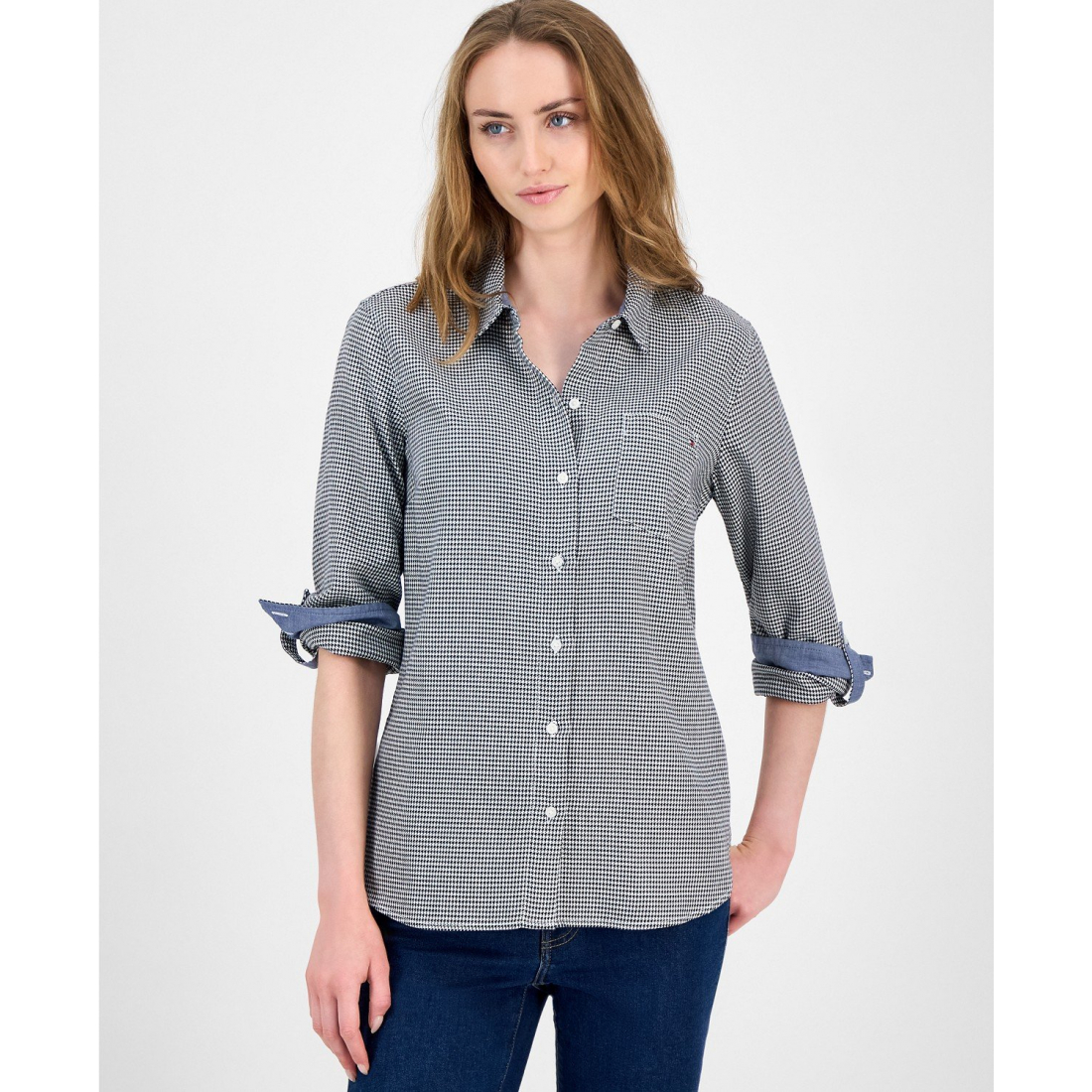 Chemise 'Coquette Check' pour Femmes