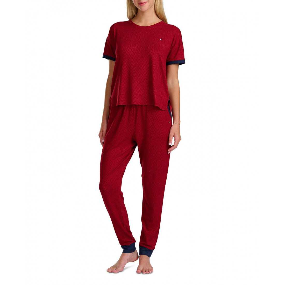 Pyjama Set 'T-Shirt And Jogger' pour Femmes
