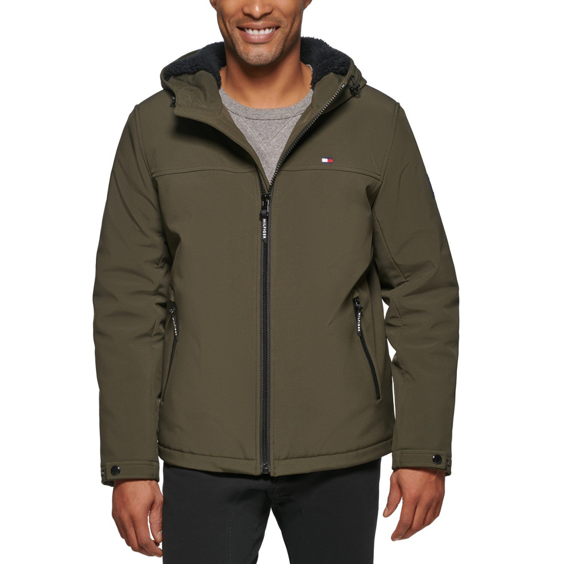 Veste 'Softshell Hooded' pour Hommes
