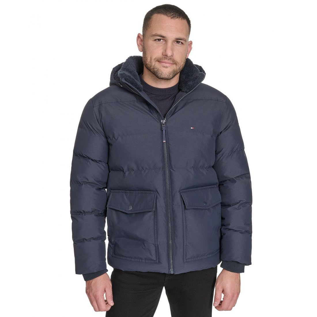 Veste matelassée 'Two Pocket Hooded' pour Hommes