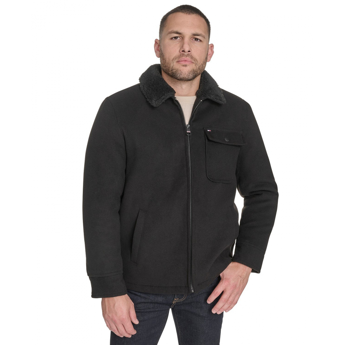 Veste 'Sherpa Collar' pour Hommes