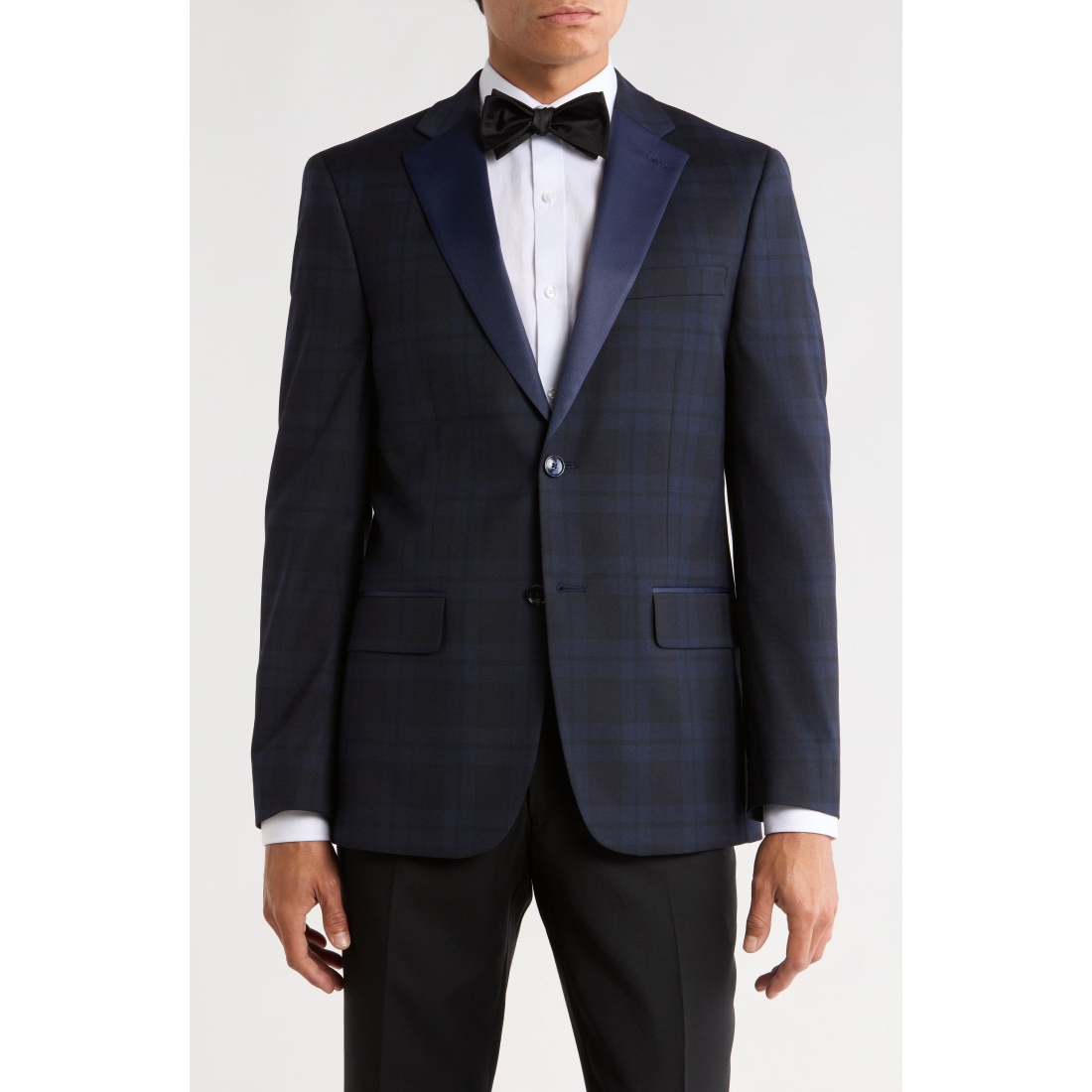 Blazer 'Plaid Two-Button' pour Hommes