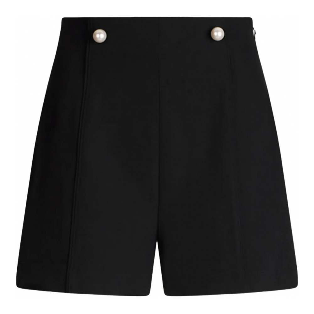 Women's 'Pearl-Button Pleated' Shorts