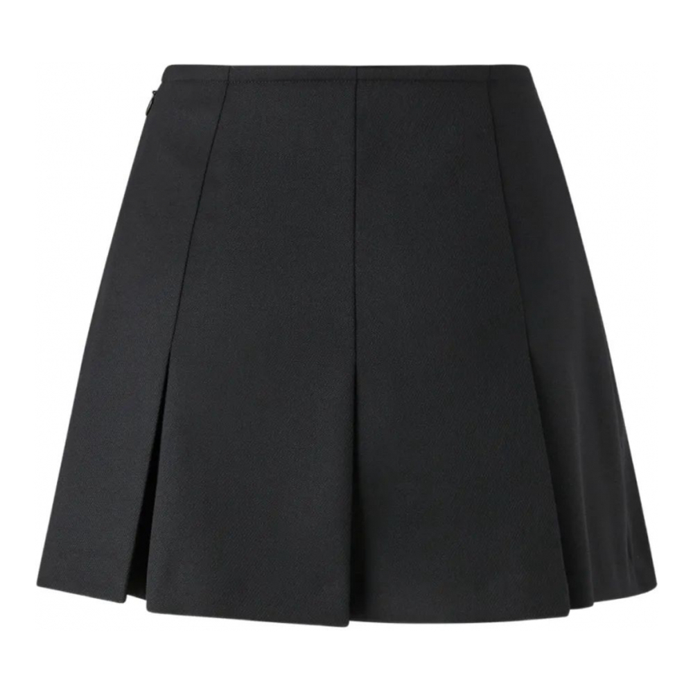 'Pleated-Design' Mini Rock für Damen