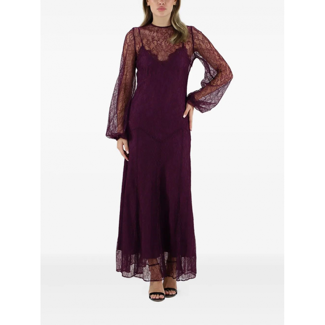 Robe maxi 'Long-Sleeves' pour Femmes
