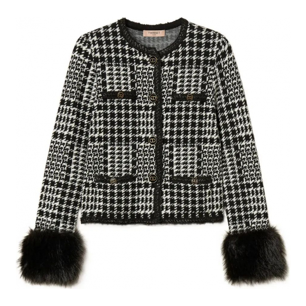 Veste 'Checked' pour Femmes