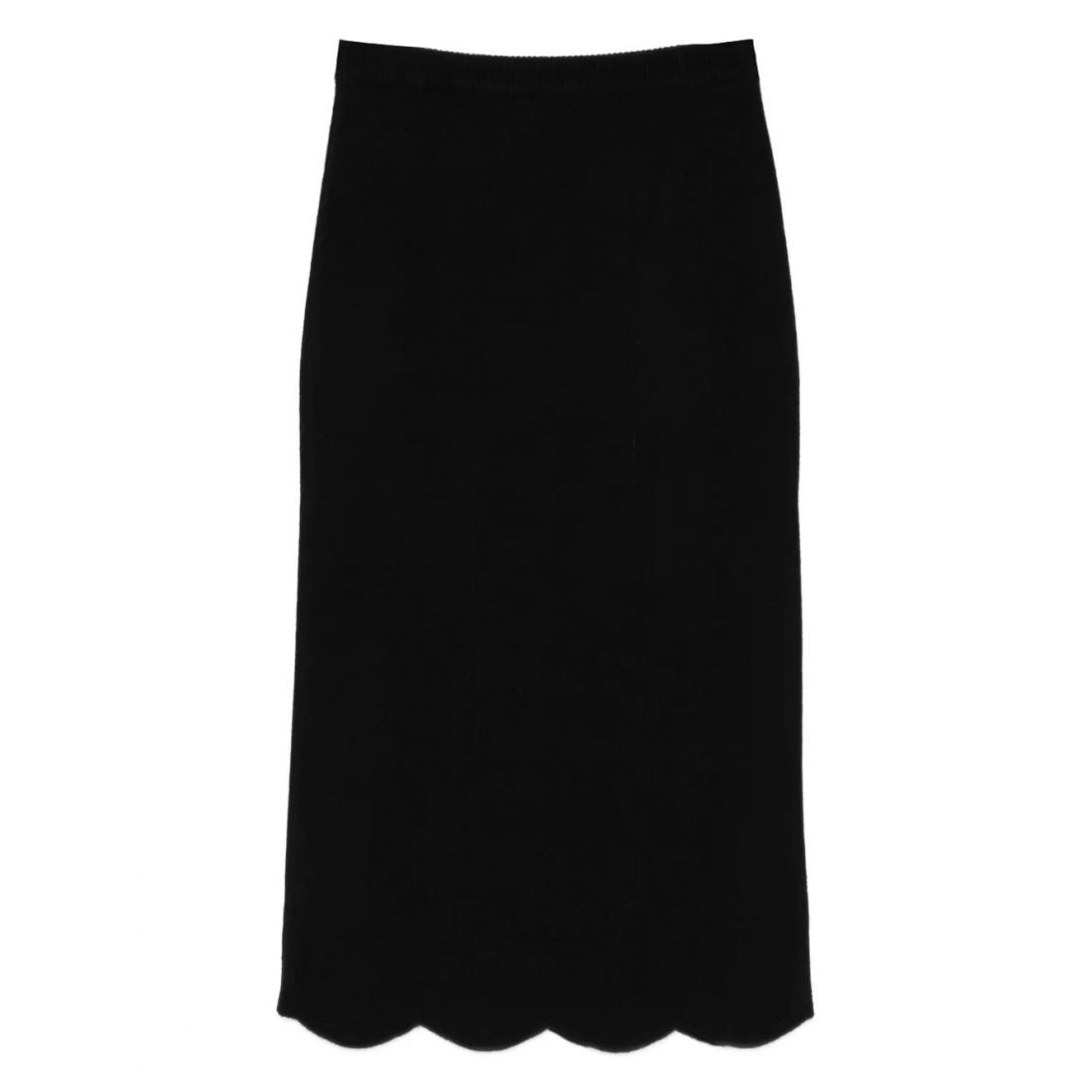 Women's 'Scallop-Hem' Midi Skirt