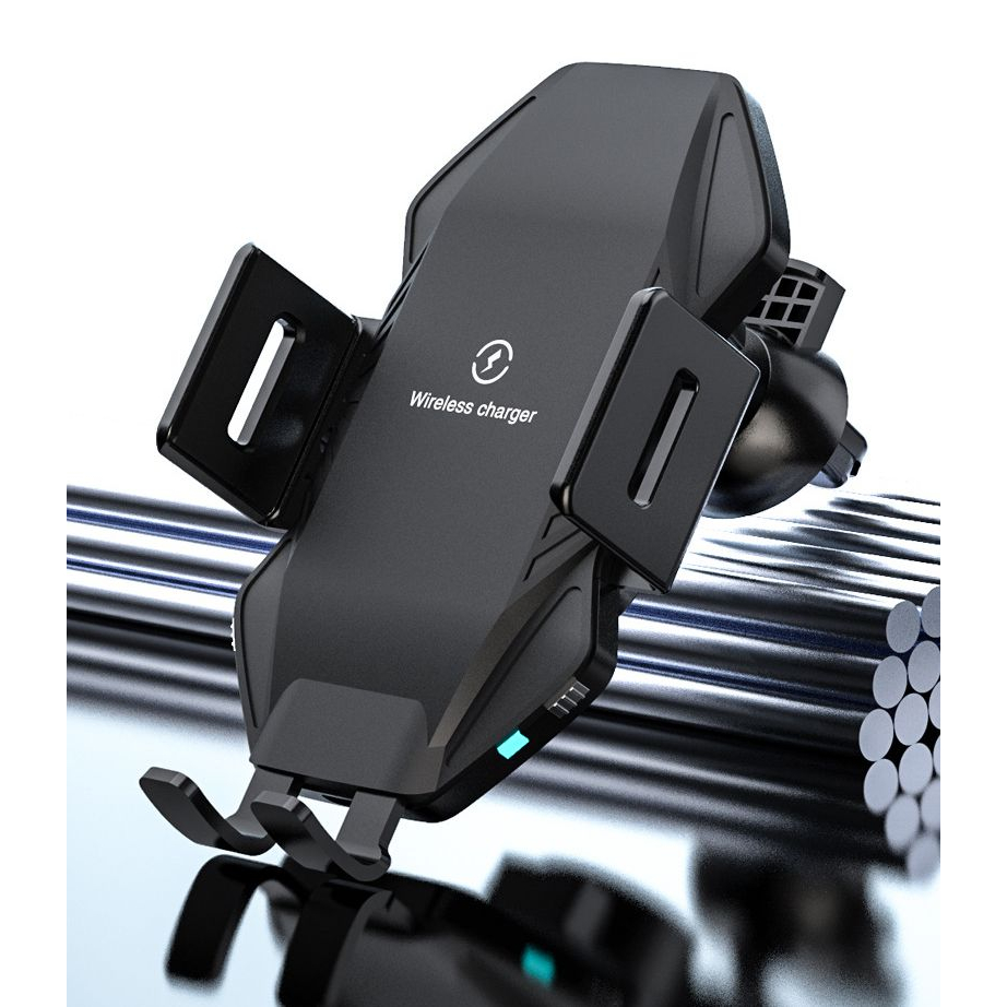 15-W-Autotelefonhalterung mit integrierter kabelloser Ladefunktion