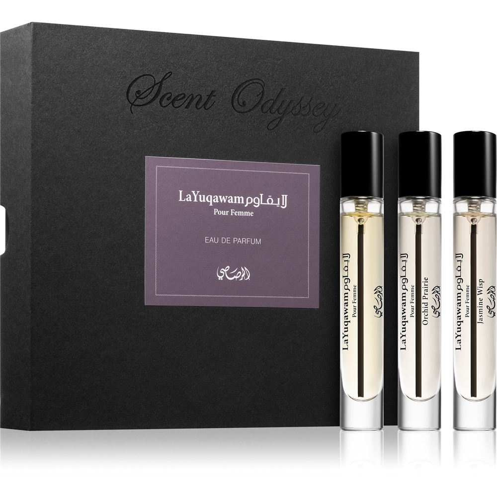 'Scent Odyssey La Yuqawam Pour Femme' Perfume Set - 7.5 ml, 3 Pieces
