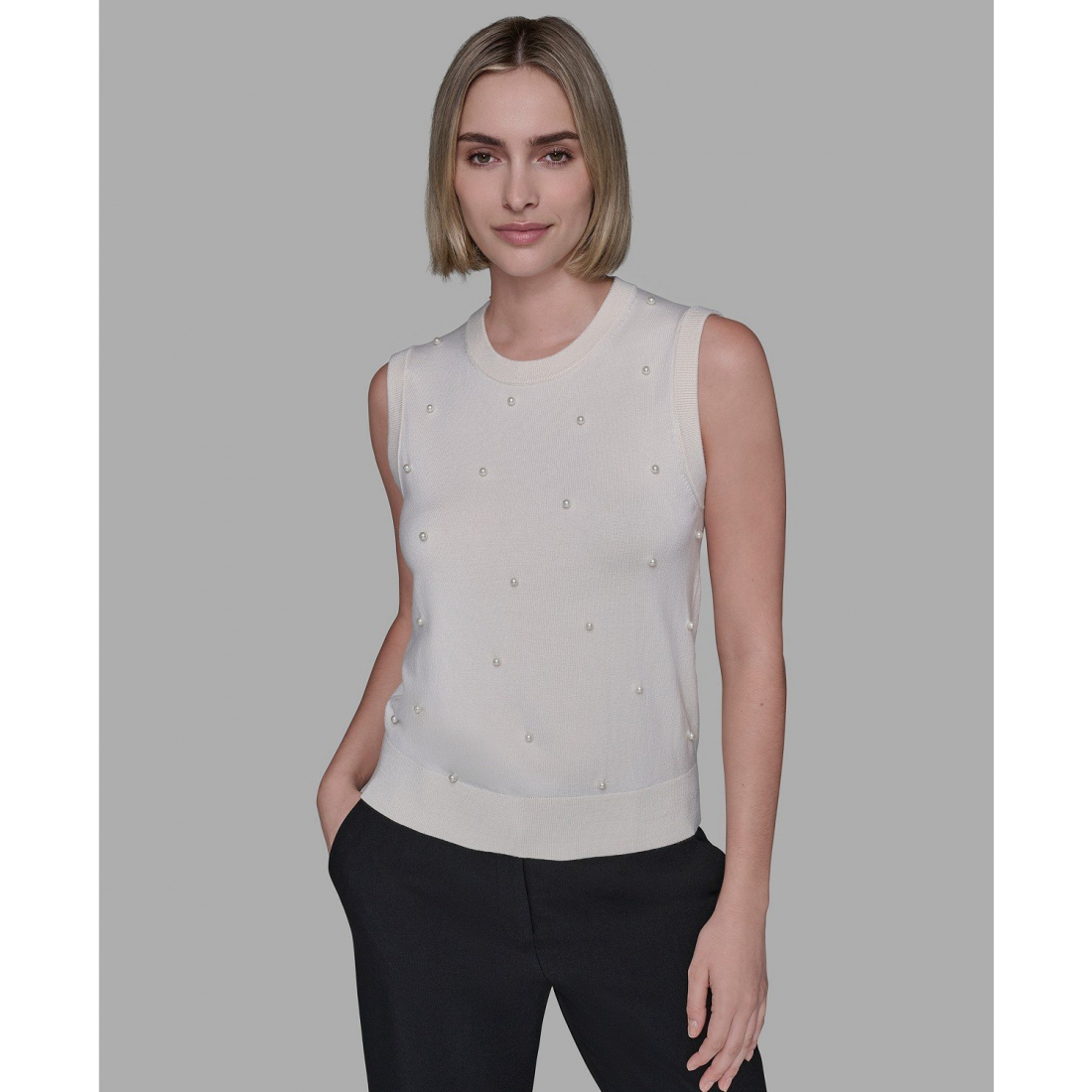 'Round Neck Top' pour Femmes