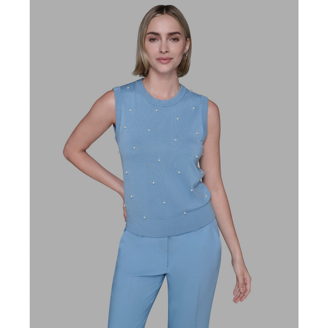 'Round Neck Top' pour Femmes