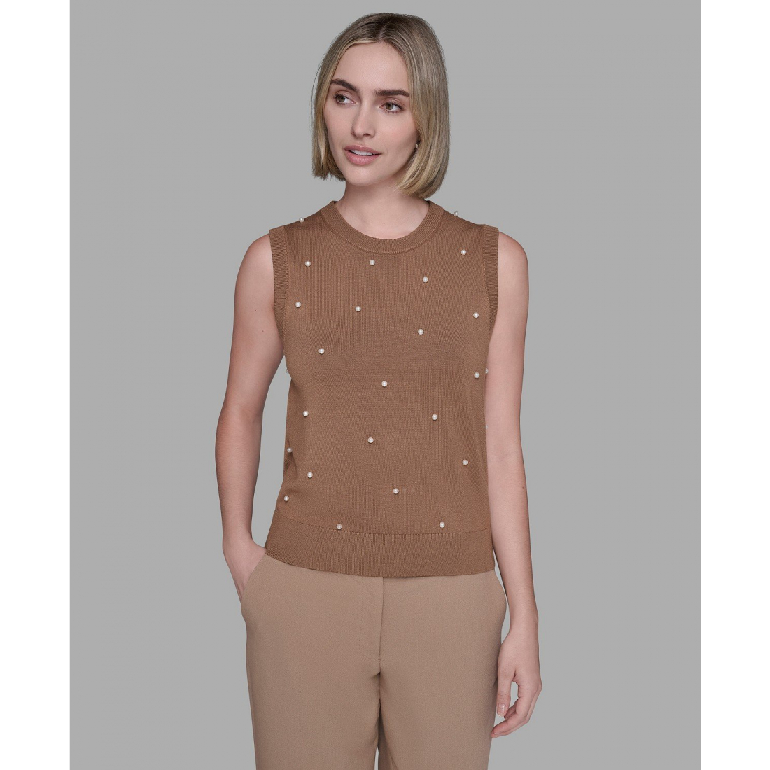 'Round Neck Top' pour Femmes