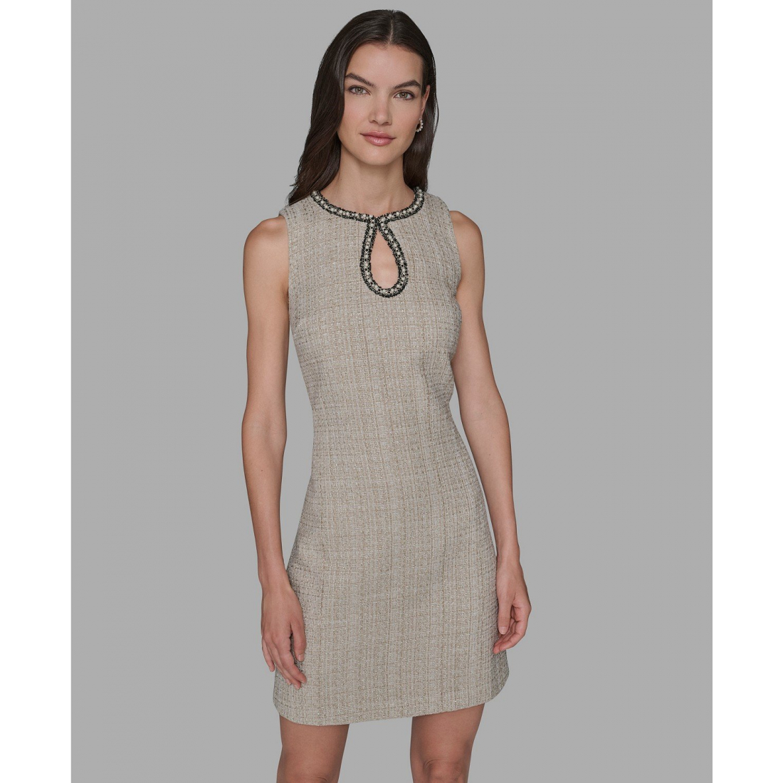 'Crewneck Shift Dress' pour Femmes