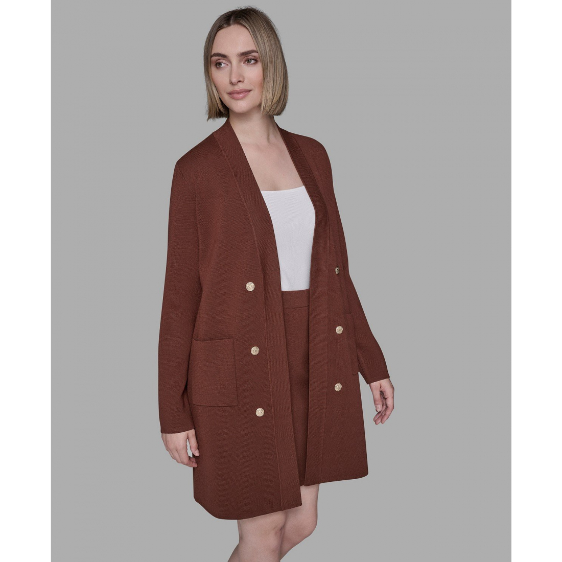 'Long Sleeves Cardigan Sweater' pour Femmes