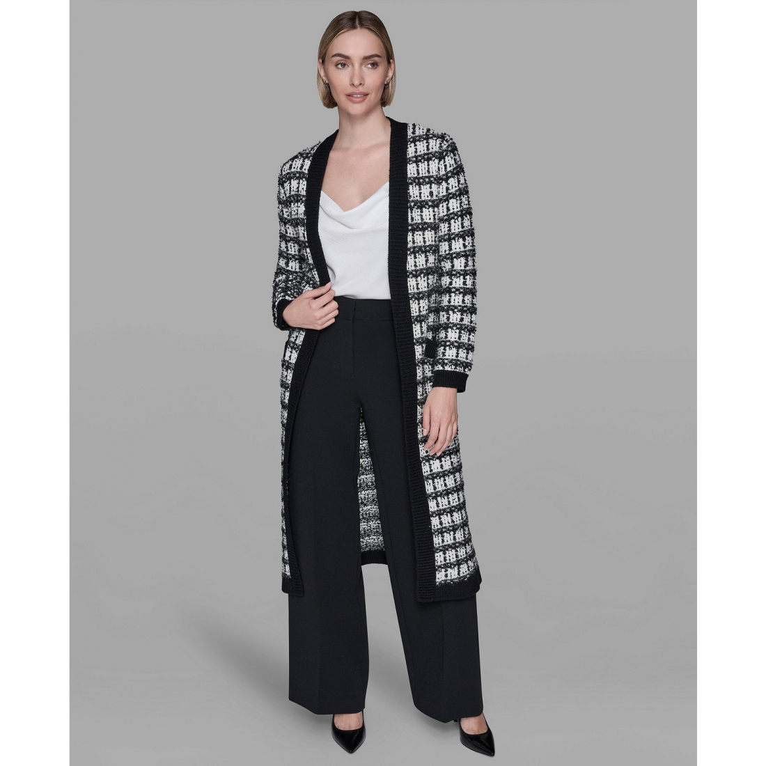 'Duster Long Sleeve Cardigan Sweater' pour Femmes