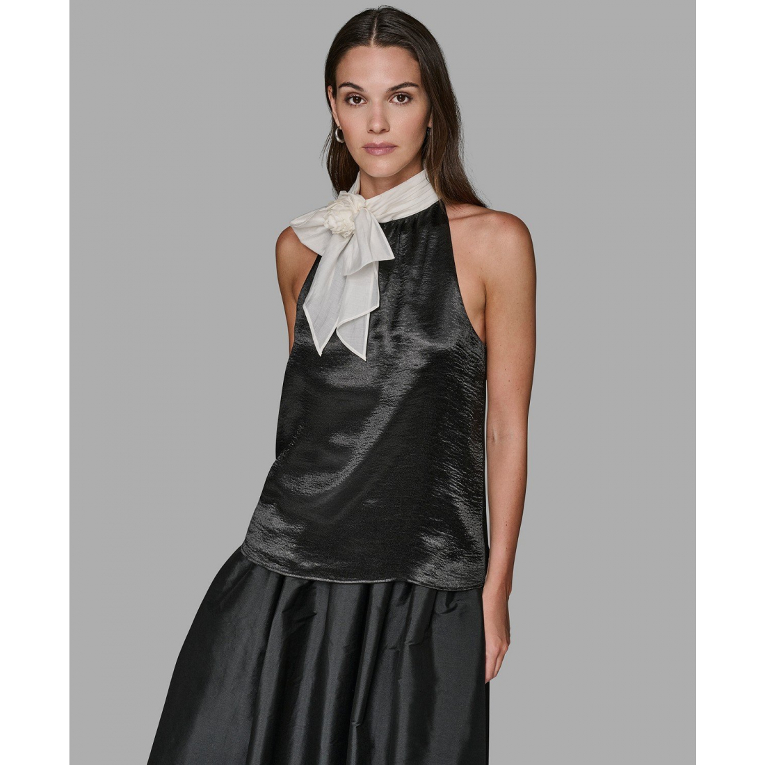 'Halter Bow Neck Top' pour Femmes