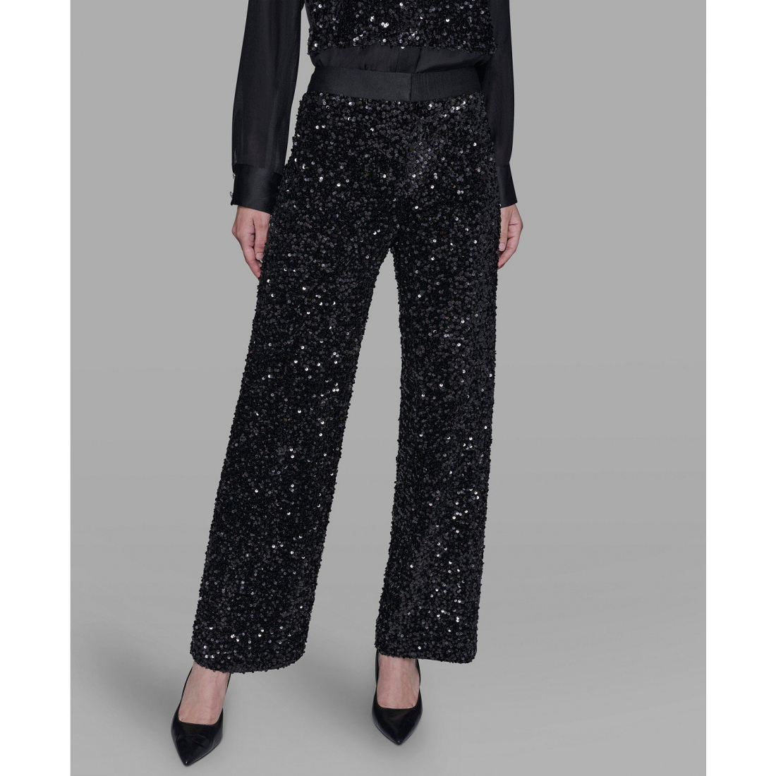 'Sequin Detail Pants' pour Femmes