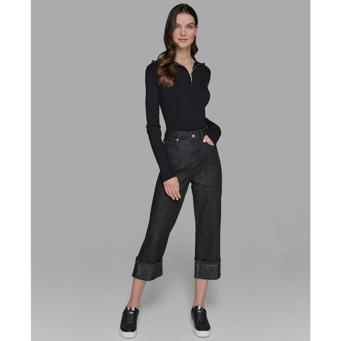 'Crystal Cuff Jeans' pour Femmes