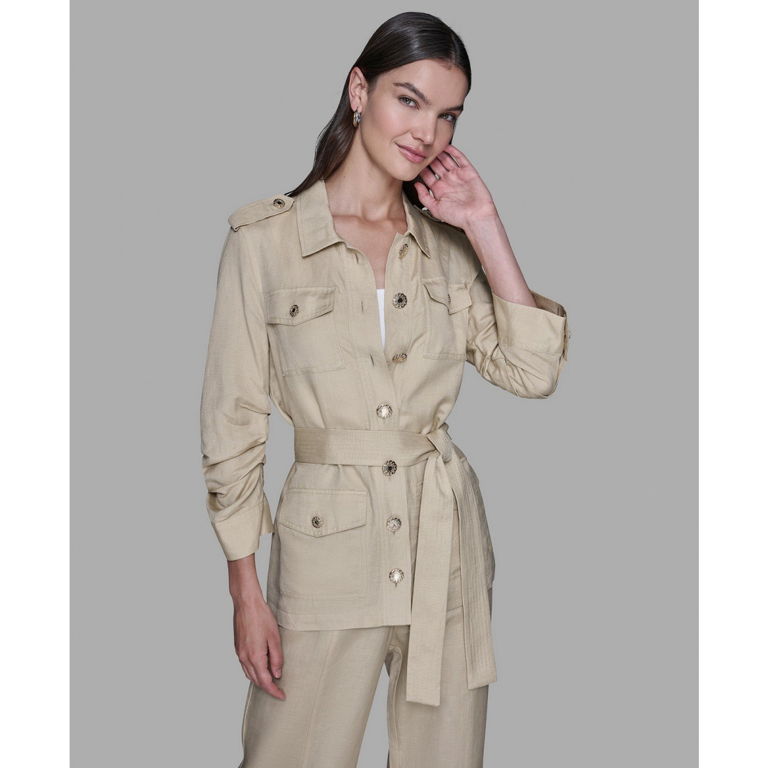 'Belted Jacket' pour Femmes