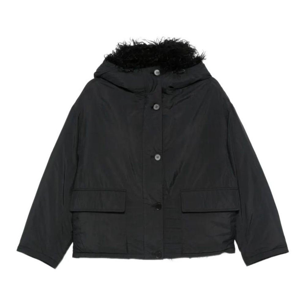 Veste 'Faux Fur-Trim Hooded' pour Femmes