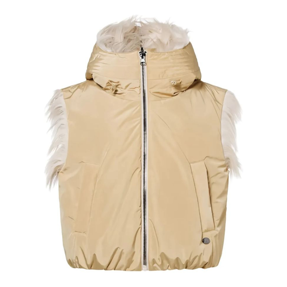 Gilet 'Yara Reversible Faux-Fur Hooded' pour Femmes