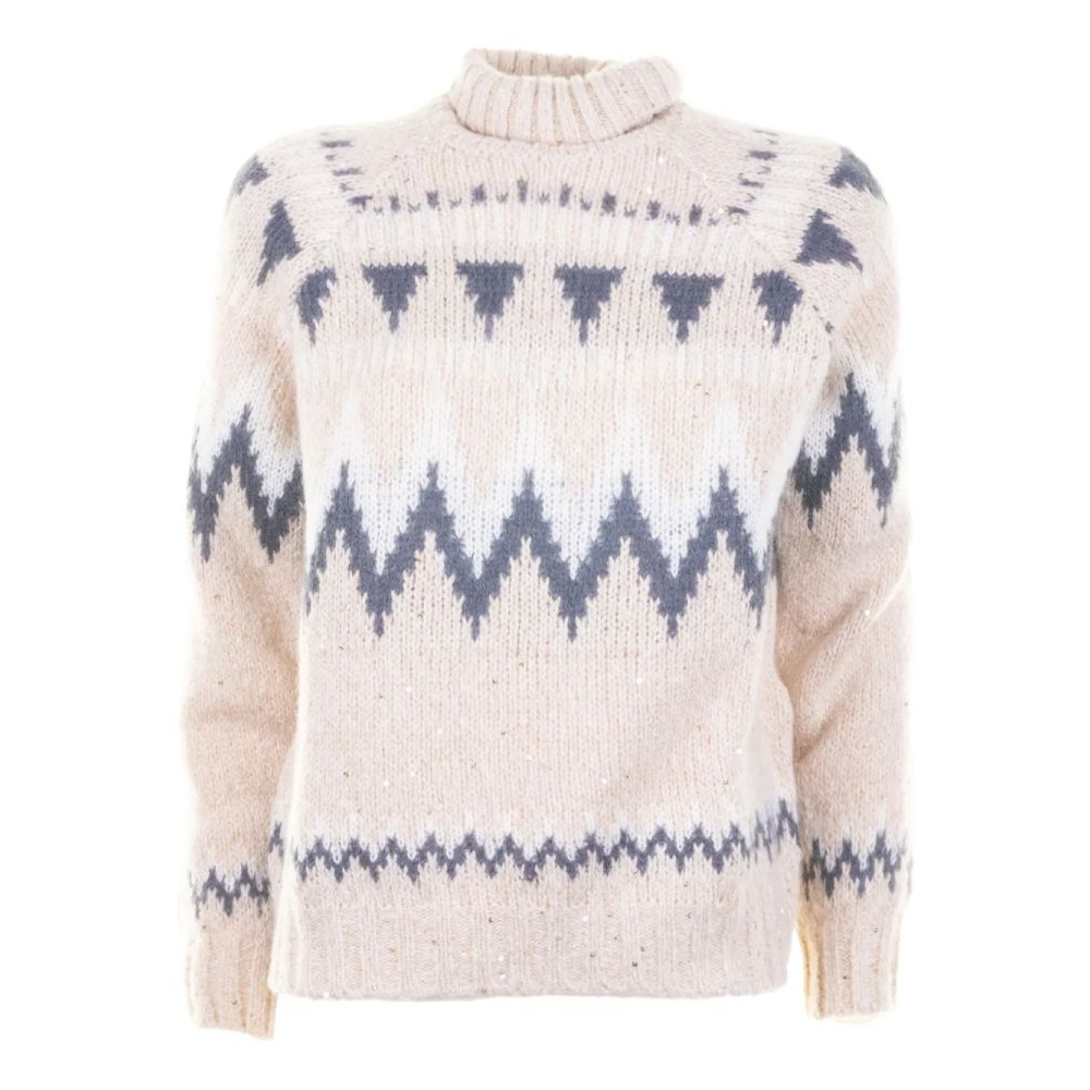 'Roll-Neck' Pullover für Damen