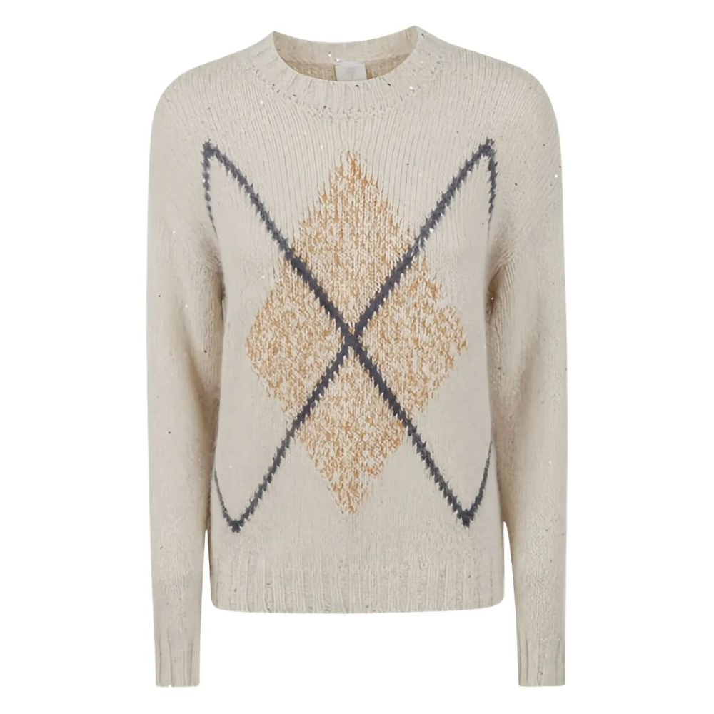 'Argyle Sequin' Pullover für Damen