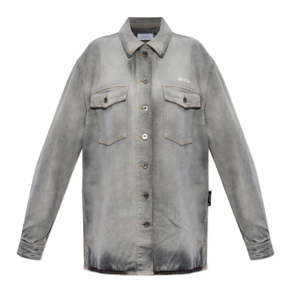 Chemise en Jean 'X Virgil Abloh' pour Femmes