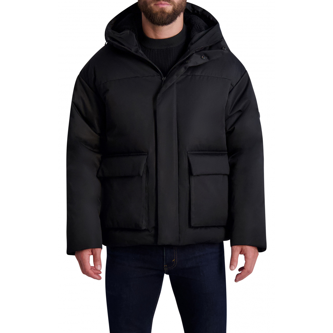 'Twill Down & Feather Coat' pour Hommes