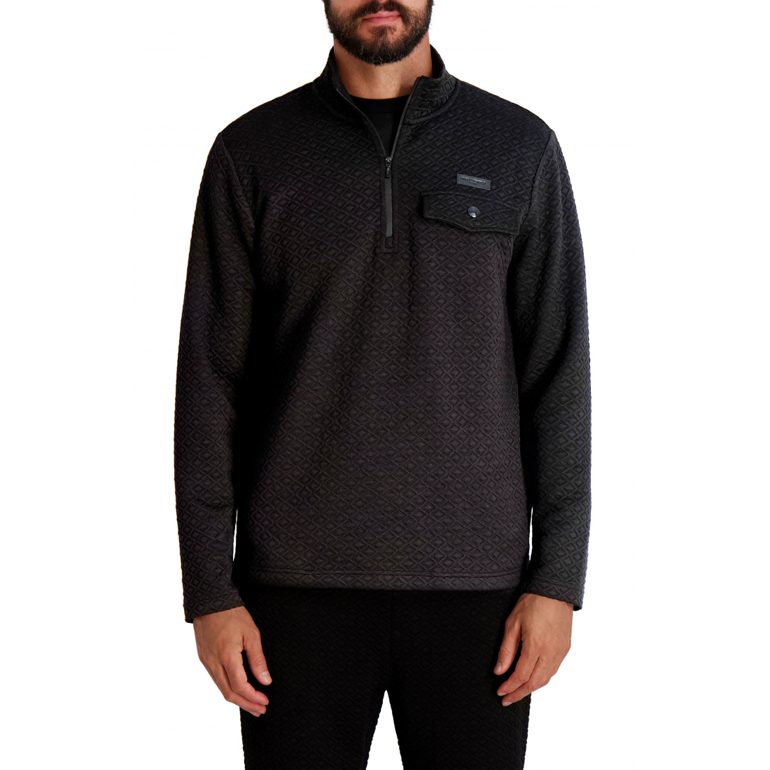 Men's 'Quilted Quarter Zip Pullover'