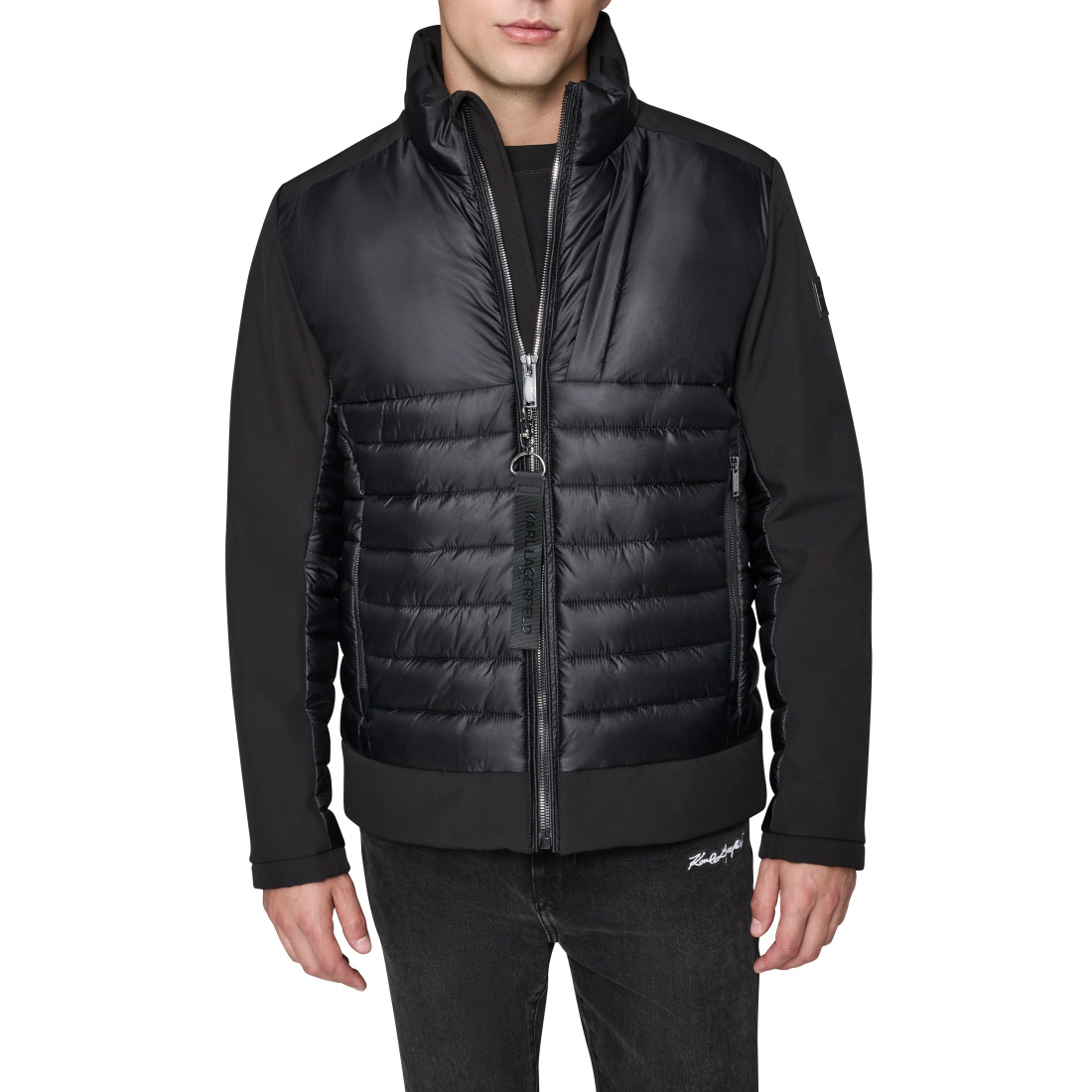 'Mixed Media Jacket' pour Hommes