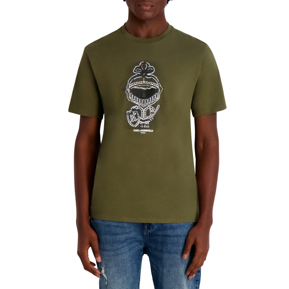 'Digital Armor Karl Cotton Graphic T-Shirt' pour Hommes