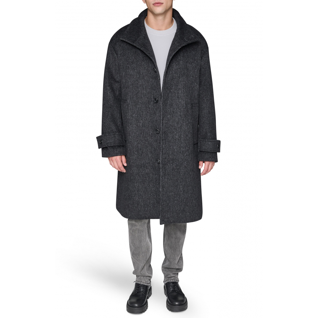 'Wool Blend Top Coat' pour Hommes