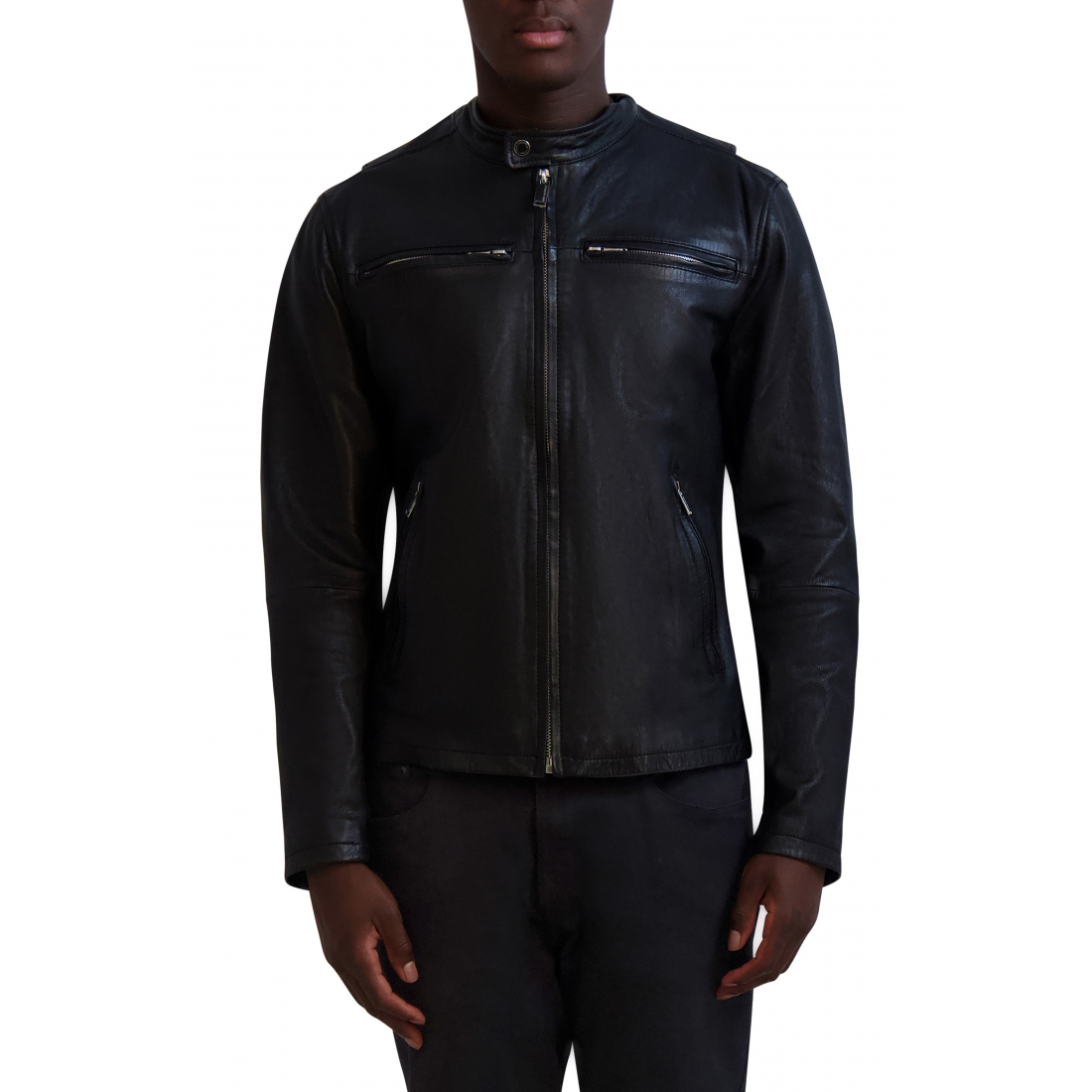Men's 'Leather Racer Jacket'