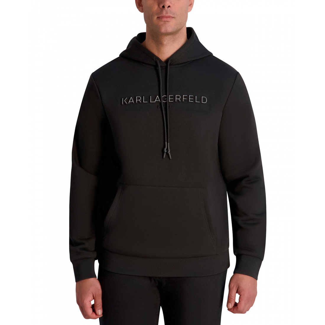 Men's 'Embossed Logo Detail Pull-On' Hoodie