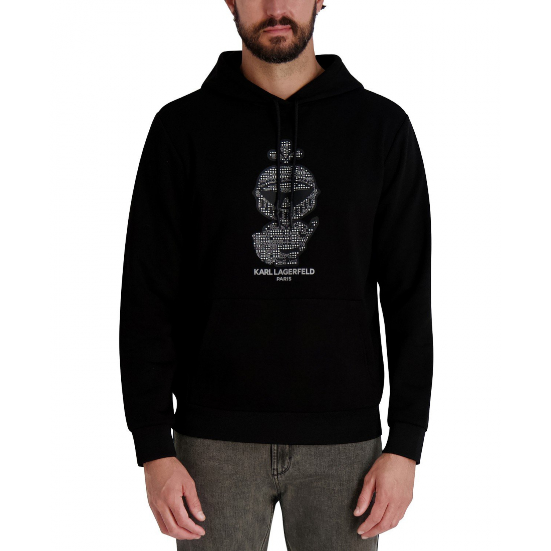 'Textured Armor Pull-On' Sweatshirt für Herren